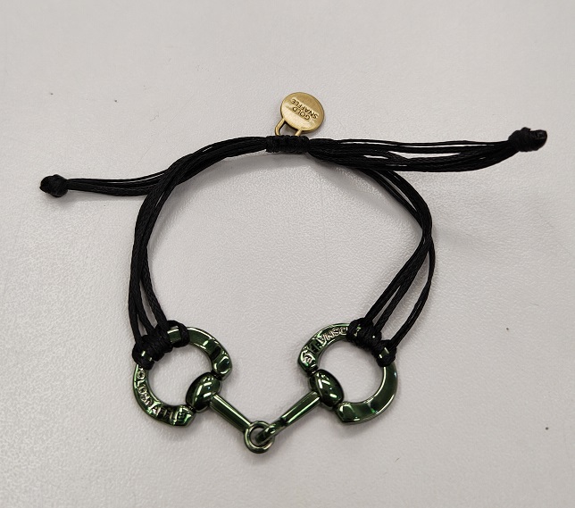 BRACCIALE CON MORSETTO GREEN GOLDSNAFFLE  